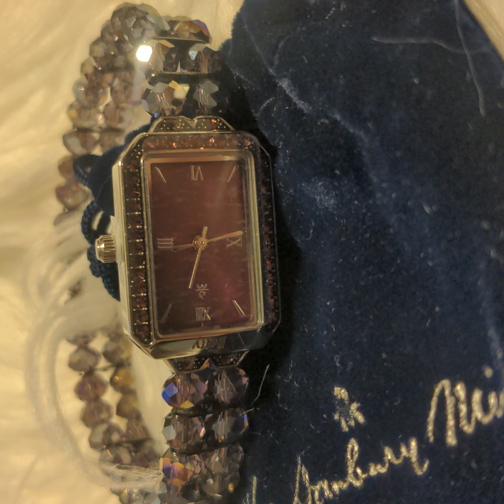 Danbary mint personalized Betty purple stone watch